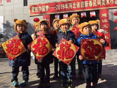 新天際藍(lán)水晶幼兒園攜手河北電視臺之“百子送?！?走進(jìn)“正覺藝術(shù)館”！